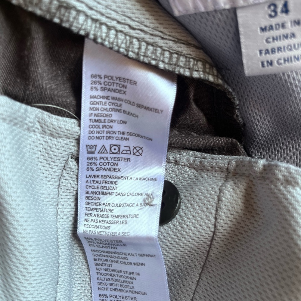 Tommy Bahama Mens Size 34 Gray Casual Summer Shorts - Picture 6 of 7